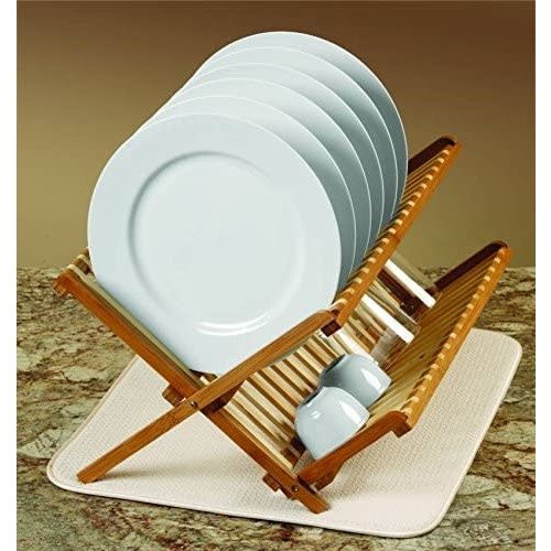 Fox Run Dish Drying Mat Red