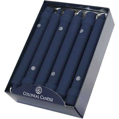 Colonial Candle COLONIAL Taper Candle 8” Indigo Blue Colonial Candle COLONIAL Taper Candle 8” Indigo Blue