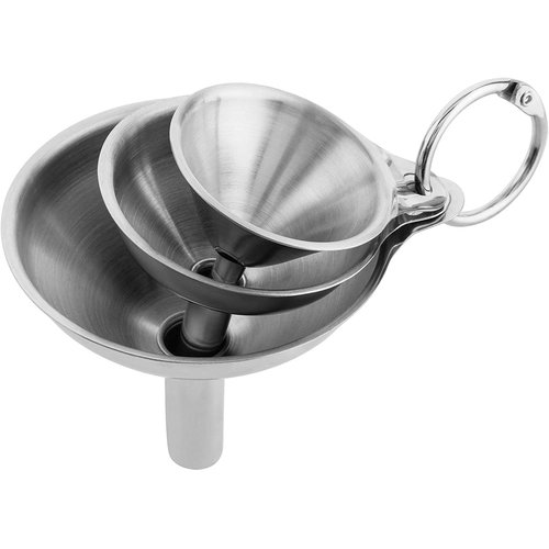 Fox Run Funnels Stainless Steel Set of 3