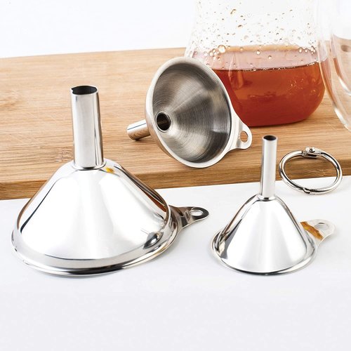 Fox Run Funnels Stainless Steel Set of 3
