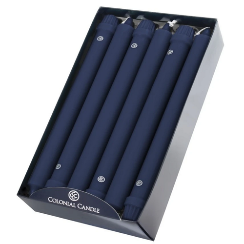 Premier Gift COLONIAL Taper Candle 10” Indigo Blue Premier Gift COLONIAL Taper Candle 10” Indigo Blue