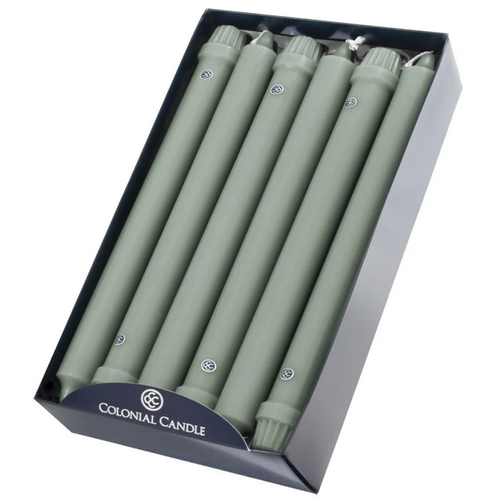 Colonial Candle Colonial Taper Candle 10 Inch Colonial Green Colonial Candle Colonial Taper Candle 10 Inch Colonial Green