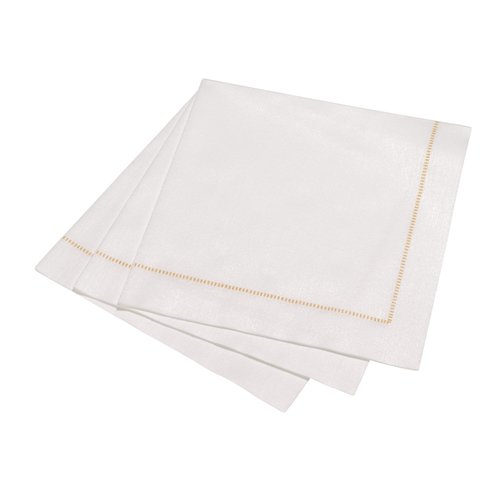 David Shaw Tableware Dinner Napkin Hemstitch-Golden 50pcs David Shaw Tableware Dinner Napkin Hemstitch-Golden 50pcs