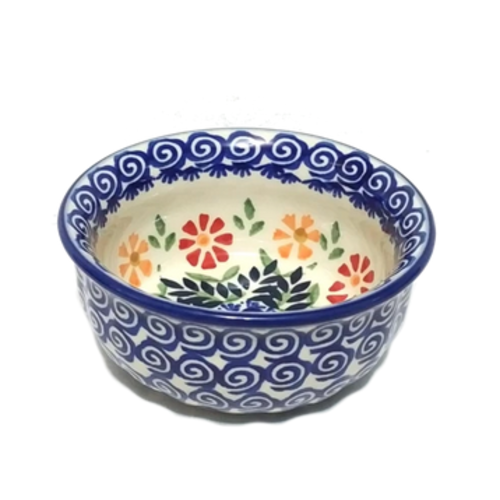Polish Pottery Bowl 4.5” SPRING MORNING Polish Pottery Bowl 4.5” SPRING MORNING