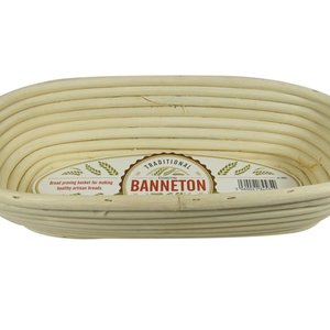 EDDINGTON Banneton Oval Basket 11.5x5x3"