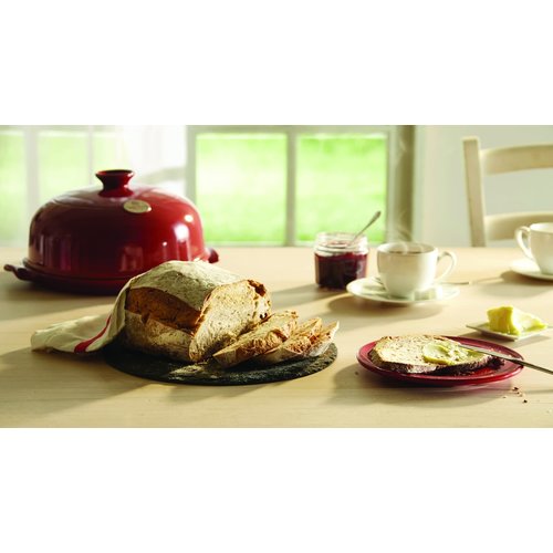 Emile Henry EMILE HENRY BREAD CLOCHE SET FUSAIN/BLACK