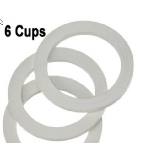 Adamo Import Moka ALUMINIUM gaskets Stainless Steel 6 cup Adamo Import Moka ALUMINIUM gaskets Stainless Steel 6 cup
