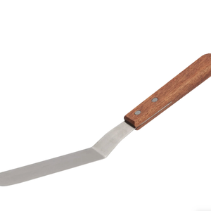 Browne SPATULA OFFSET 6” wood handle