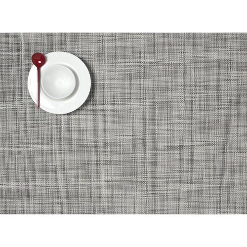 Chilewich Placemat Mini Basketweave GRAVEL Chilewich Placemat Mini Basketweave GRAVEL