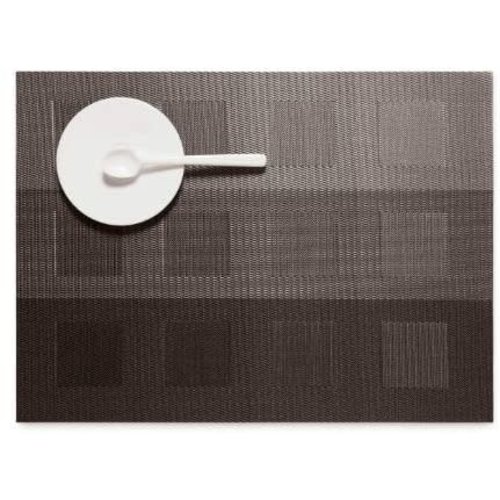 Chilewich Placemat Engineered Squares STEEL Chilewich Placemat Engineered Squares STEEL