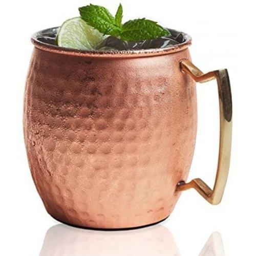 Carol’s Nicetys Moscow Mule Mug Copper Hammered 20oz