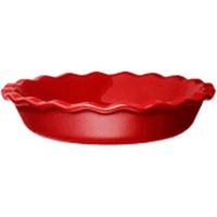EMILE HENRY PIE DISH GRAND CRU/RED 10 ins.