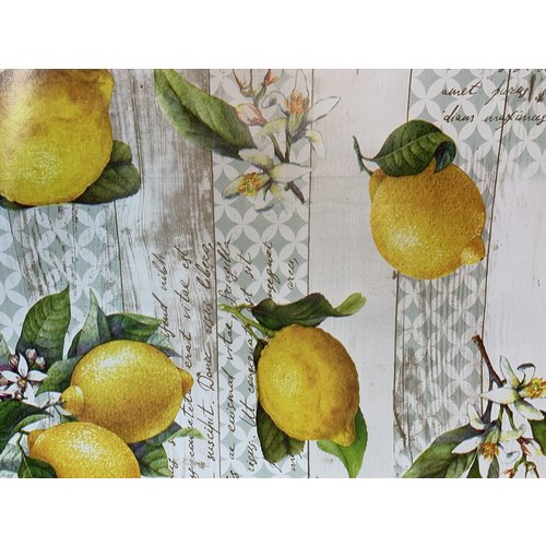 Carol's Nicetys Italian Vinyl Tablecloth Lemons Carol's Nicetys Italian Vinyl Tablecloth Lemons