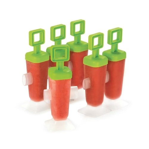Cuisipro CUISIPRO Pop molds square shape lime green Cuisipro CUISIPRO Pop molds square shape lime green