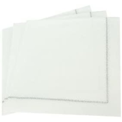 David Shaw Tableware DELUXE HEMSTITCH ENTERTAINING PACK 50 PCS SILVER GREY David Shaw Tableware DELUXE HEMSTITCH ENTERTAINING PACK 50 PCS SILVER GREY