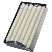 Colonial Taper Candle 10 Inch Ivory