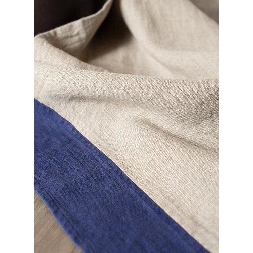 Linenway Tea Towel LE CHEF Natural Marlin Blue 100% Linen Linenway Tea Towel LE CHEF Natural Marlin Blue 100% Linen
