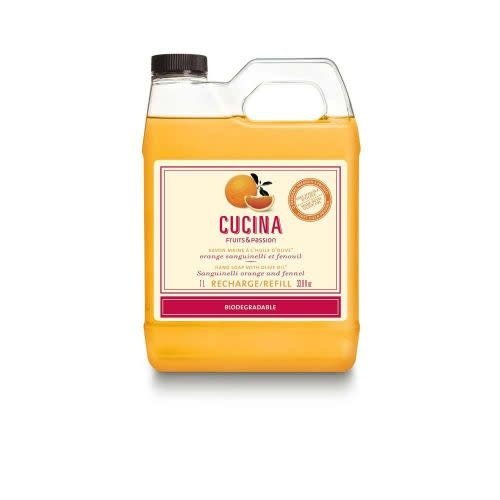 FRUIT & PASSION Cucina REFILL HAND SOAP SANGUINELLI ORANGE & FENNEL FRUIT & PASSION Cucina REFILL HAND SOAP SANGUINELLI ORANGE & FENNEL