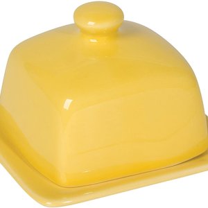 Now Designs Butter Dish Square Lemon