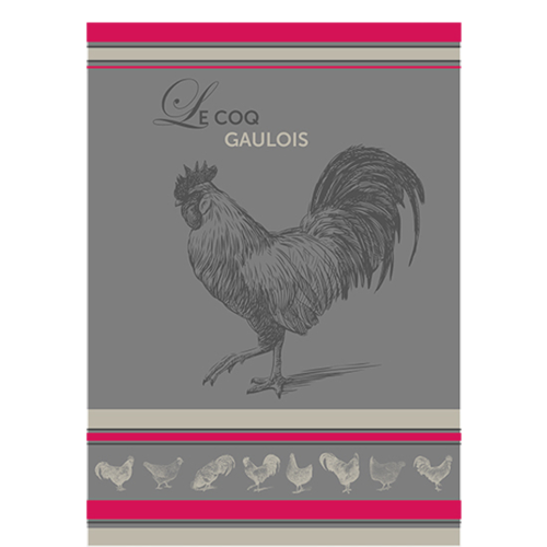 42FDistribution TEA TOWEL Montolivet ROOSTER (soft cotton) 42FDistribution TEA TOWEL Montolivet ROOSTER (soft cotton)