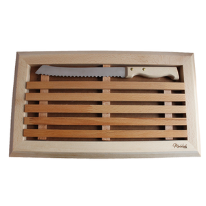 42FDistribution MONTOLIVET Bread Cutting Board with Knife