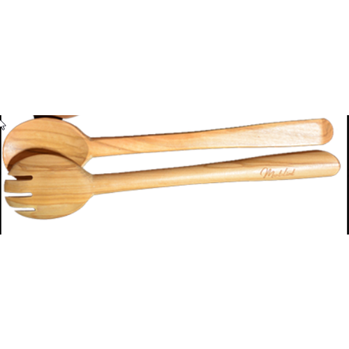 42FDistribution MONTOLIVET Olive Wood Salad Server Set Natural 42FDistribution MONTOLIVET Olive Wood Salad Server Set Natural