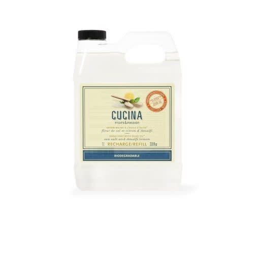FRUIT & PASSION Cucina REFILL HAND SOAP SEA SALT & AMALFI LEMON FRUIT & PASSION Cucina REFILL HAND SOAP SEA SALT & AMALFI LEMON