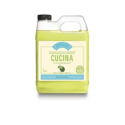 FRUIT & PASSION Cucina REFILL DISH DETERGENT CONCENTRATED LIME ZEST & CYPRESS FRUIT & PASSION Cucina REFILL DISH DETERGENT CONCENTRATED LIME ZEST & CYPRESS