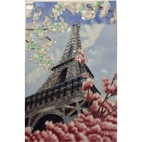 Tile Eiffel Tower 8 x 12 inches