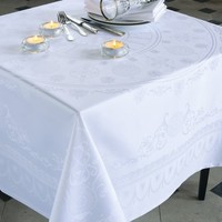 TABLECLOTH Eloise Ronde Diamant Round 96”  GREEN SWEET