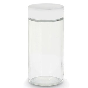 Danesco Spice Bottle Glass White