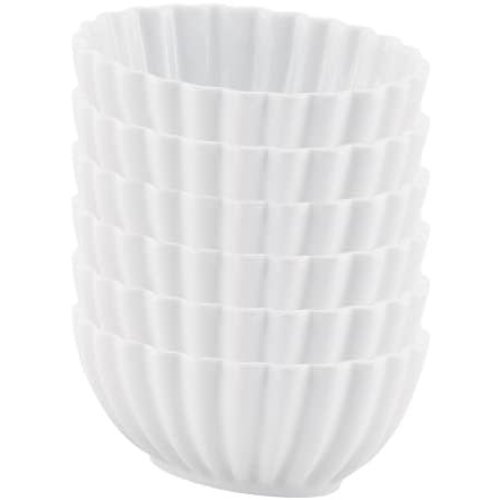 Harold Import Company Bowl Scalloped WHITE 8 oz 1 cup