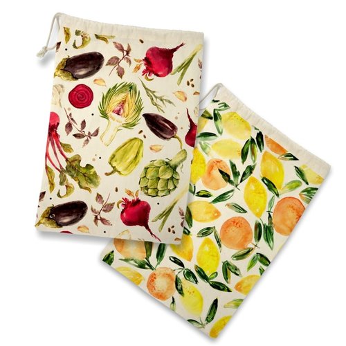 Danesco Fruit & Veg Storage Bag S/2 Danesco Fruit & Veg Storage Bag S/2