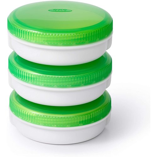 OXO OXO On The Go set of 3 No-Leak Condiment Jars OXO OXO On The Go set of 3 No-Leak Condiment Jars
