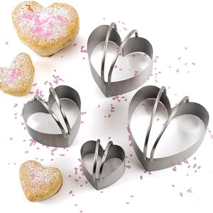 RSVP Heart Shaped Biscuit Cutter/Set of 4