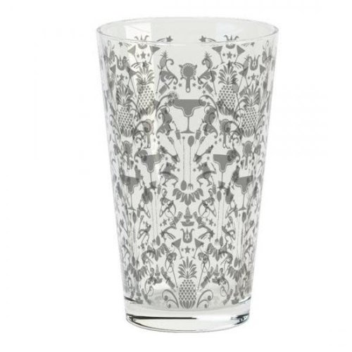 HOSPITALITY CONSUMER PRODUCTS Silver Patterned Glass 16 oz. HOSPITALITY CONSUMER PRODUCTS Silver Patterned Glass 16 oz.
