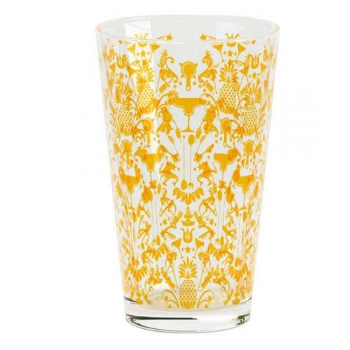 HOSPITALITY CONSUMER PRODUCTS Gold Patterned Glass 16oz. HOSPITALITY CONSUMER PRODUCTS Gold Patterned Glass 16oz.