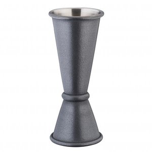 HOSPITALITY CONSUMER PRODUCTS JIGGER MATTE PEWTER EFFECT 25ml/50ml