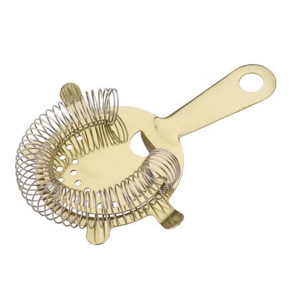 COCKTAIL STRAINER 4 PRONG GOLD Nicetys