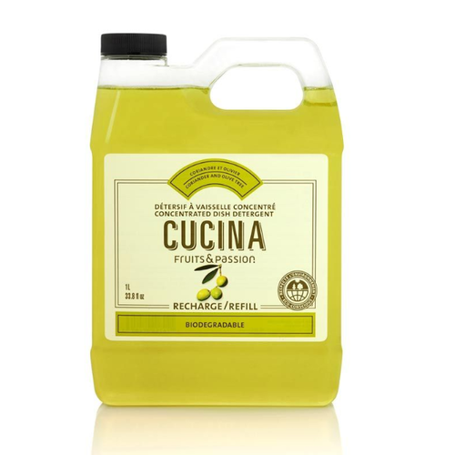 FRUIT & PASSION Cucina REFILL DISH DETERGENT CONCENTRATED CORIANDER & OLIVE FRUIT & PASSION Cucina REFILL DISH DETERGENT CONCENTRATED CORIANDER & OLIVE
