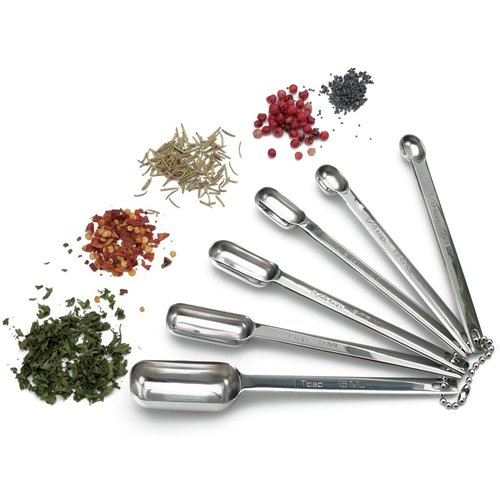 Endurance Measuring Spoons Spices Long Narrow Set of 6