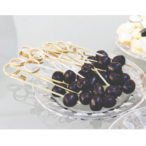 Endurance Bamboo Pick Rings 50 Pieces