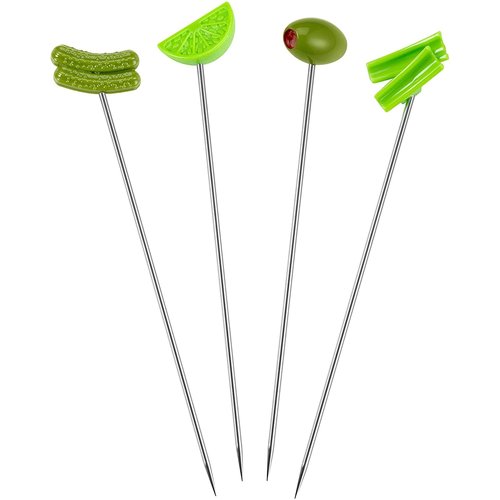 Fox Run Green Garnish Skewers/ Set of 4 Fox Run Green Garnish Skewers/ Set of 4