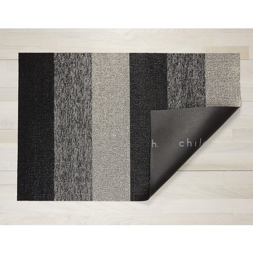 Chilewich Utility Mat Marbled Stripe Shag SALT & PEPPER 24” x 36” Chilewich Utility Mat Marbled Stripe Shag SALT & PEPPER 24” x 36”