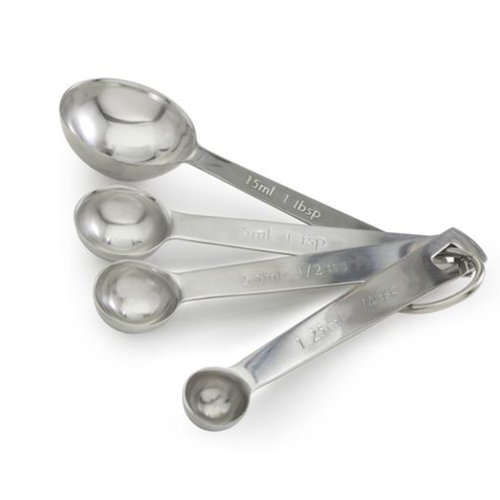 Danesco MEASURING SPOONS SET OF 4 STAINLESS STEEL Danesco MEASURING SPOONS SET OF 4 STAINLESS STEEL