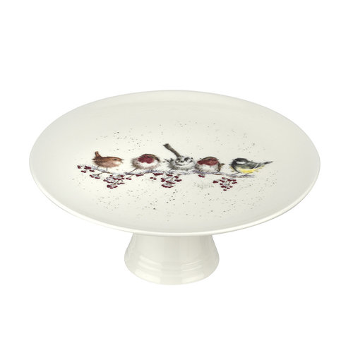 Wrendale WRENDALE Footed Cake Stand ONE SNOWY DAY