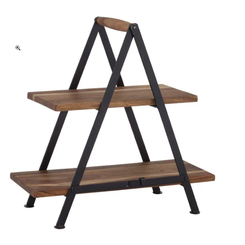 Davis & Waddell By Academy Fine Foods 2-Tier Serving Stand Davis & Waddell By Academy Fine Foods 2-Tier Serving Stand