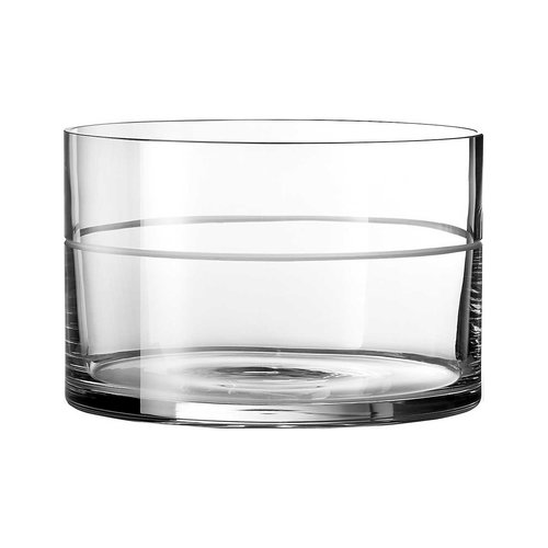 Vera Wang Vera Bande Glass Bowl 21.5 cm WEDGEWOOD Vera Wang Vera Bande Glass Bowl 21.5 cm WEDGEWOOD