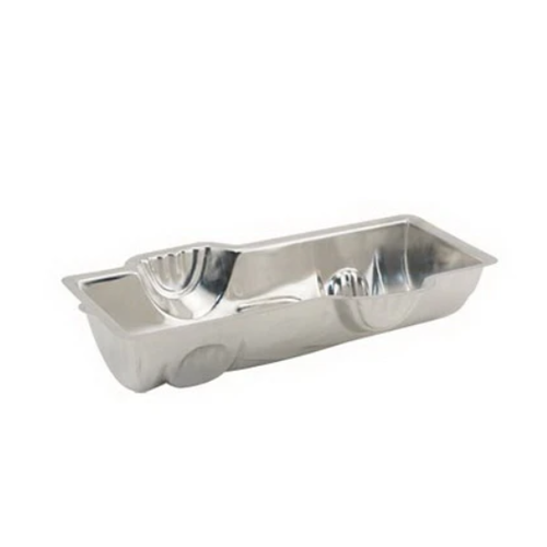 PORTUGAL IMPORTS TIN YULE LOG MOULD 35 cm. PORTUGAL IMPORTS TIN YULE LOG MOULD 35 cm.