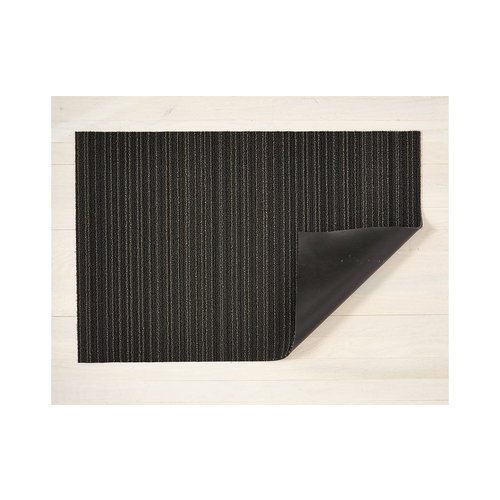 Chilewich DOORMAT Skinny Stripe Shag STEEL 18" x 28" Chilewich DOORMAT Skinny Stripe Shag STEEL 18" x 28"